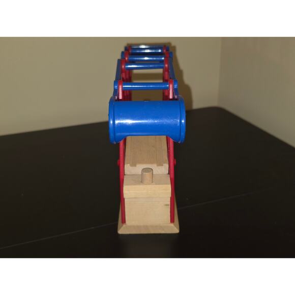 Thomas & Friends Wooden Railway - Double Lift Drawbridge - Red & Blue - Brio - Picture 2 of 6